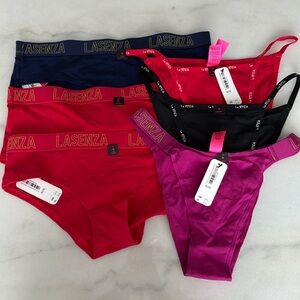 NEW La Senza Hipster / Boy Shorts / Cheeky Underwear - Size Medium (6 Pairs)